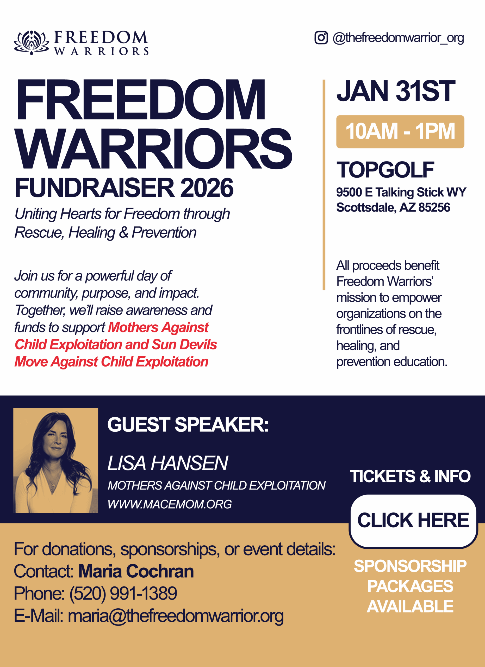 Freedom Warriors Fundraiser 2026